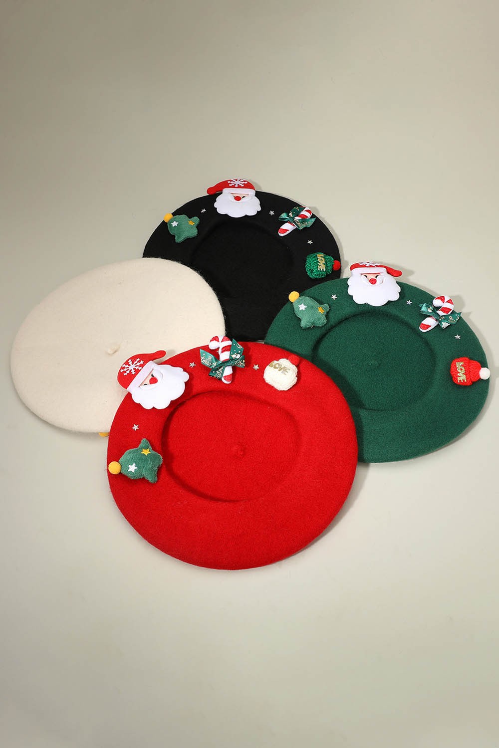 Christmas Beret Hat