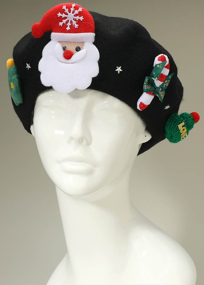Christmas Beret Hat
