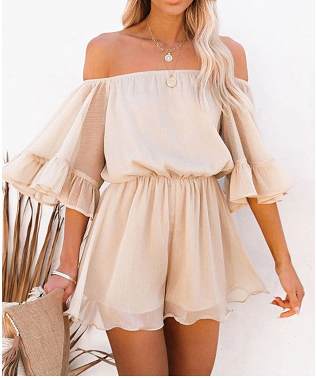 Off Shoulder Romper